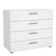 Pepe Chest of 4 Drawers in White