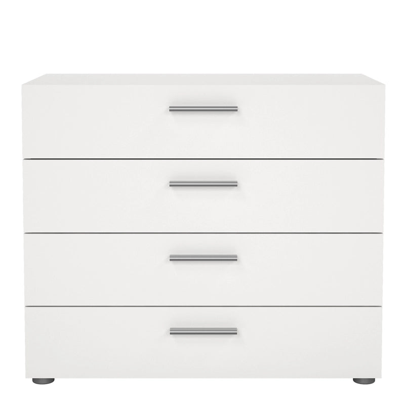 Pepe Chest of 4 Drawers in White