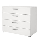 Pepe Chest of 4 Drawers in White