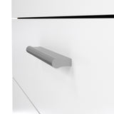 Pepe Chest of 4 Drawers in Oak with White High Gloss