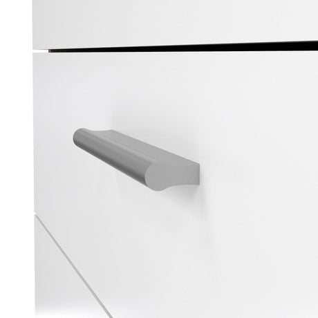 Pepe Chest of 4 Drawers in Oak with White High Gloss