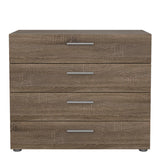 Pepe Chest of 4 Drawers in Truffle Oak