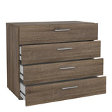 Pepe Chest of 4 Drawers in Truffle Oak