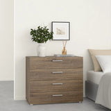 Pepe Chest of 4 Drawers in Truffle Oak