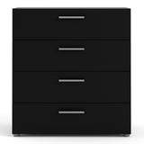 Pepe Chest of 4 Drawers in Black