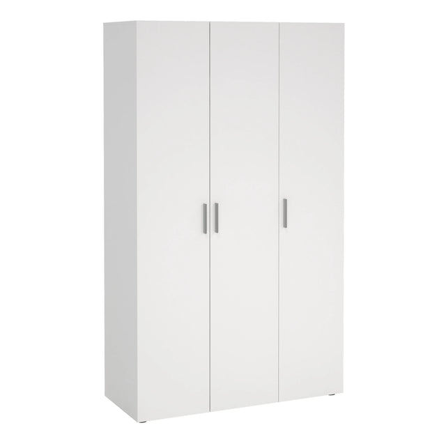 Pepe Wardrobe with 3 Doors in White