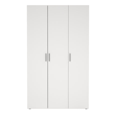 Pepe Wardrobe with 3 Doors in White