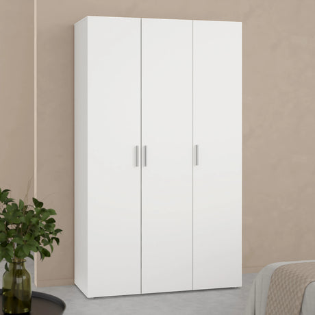 Pepe Wardrobe with 3 Doors in White