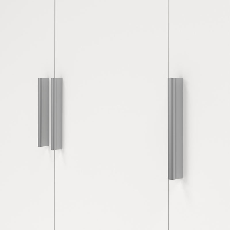 Pepe Wardrobe with 3 Doors in White