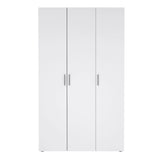 Pepe Wardrobe with 3 Doors in Oak with White High Gloss