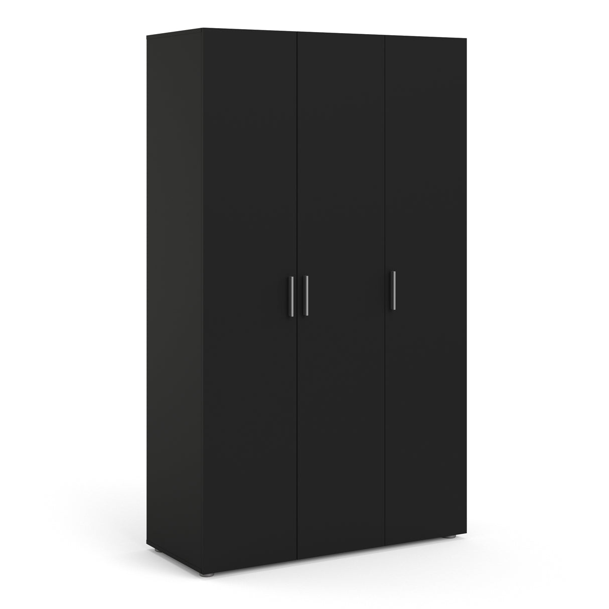 Pepe Wardrobe with 3 doors in Matt Black