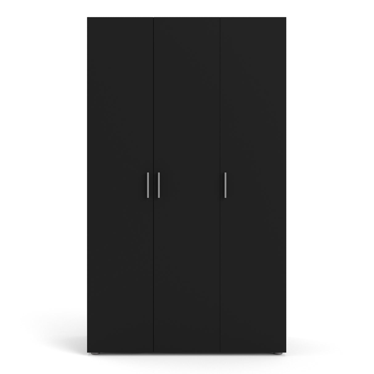 Pepe Wardrobe with 3 doors in Matt Black