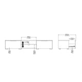 Match TV Unit 2 Drawers 2 Shelf in Truffle Oak