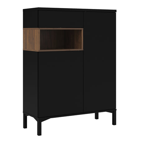 Roomers Sideboard 2 Door 1 Drawer in Walnut