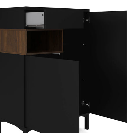 Roomers Sideboard 2 Door 1 Drawer in Walnut