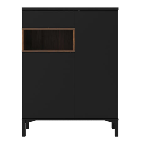 Roomers Sideboard 2 Door 1 Drawer in Walnut