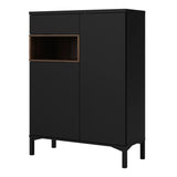 Roomers Sideboard 2 Door 1 Drawer in Walnut
