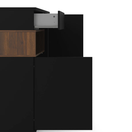 Roomers Sideboard 2 Door 1 Drawer in Walnut