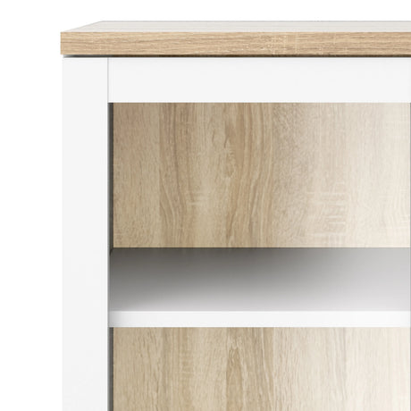 Roomers Display Cabinet Glazed 2 Doors in Oak