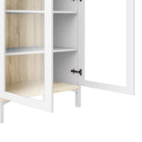 Roomers Display Cabinet Glazed 2 Doors in Oak