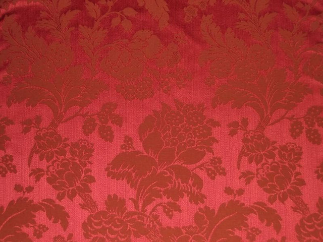 Damask Floral Claret / SR14262 (Per Metre)