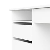 Function Plus Desk White 4 Handleless Drawers