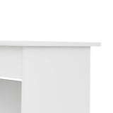 Function Plus Desk White 4 Handleless Drawers