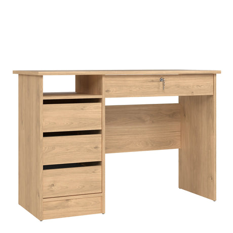 Function Plus 4 Drawer Desk in Oak