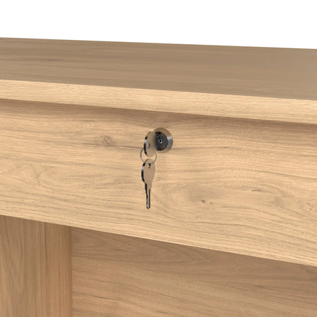 Function Plus 4 Drawer Desk in Oak
