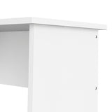 Function Plus Desk White 4 Drawers