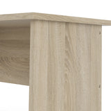 Function Plus Desk Oak 4 Drawers