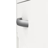 Function Plus Desk with 5 Drawers in White