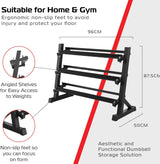 Dumbbell Rack Wide 3 Tier