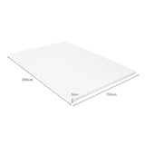 Memory Foam and Pressure Relief Mattress Topper with Washable Cover-Size 2