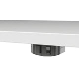 Prima Desk 150cm in White with Height Adjustable Electric Legs (White)