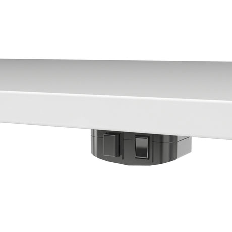 Prima Desk 150cm in White with Height Adjustable Electric Legs (White)