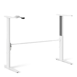 Prima Desk 150cm in White with Height Adjustable Electric Legs (White)