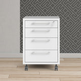 Prima Mobile Cabinet in White