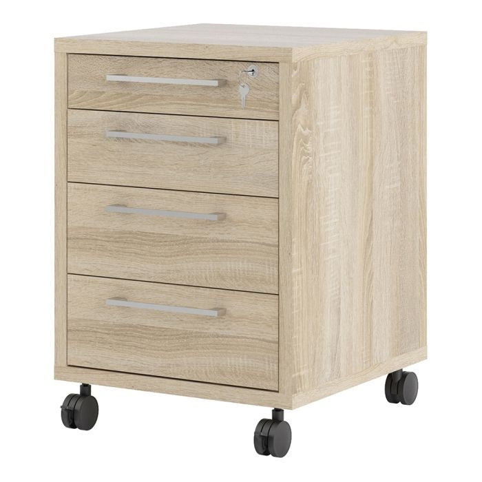 Prima Mobile Cabinet in Oak
