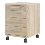 Prima Mobile Cabinet in Oak