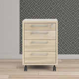 Prima Mobile Cabinet in Oak