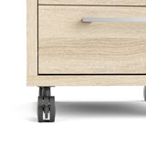 Prima Mobile Cabinet in Oak