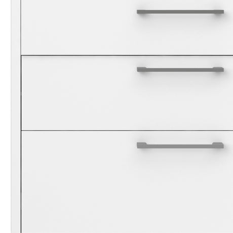Prima Bookcase with Drawers and File Storage in White