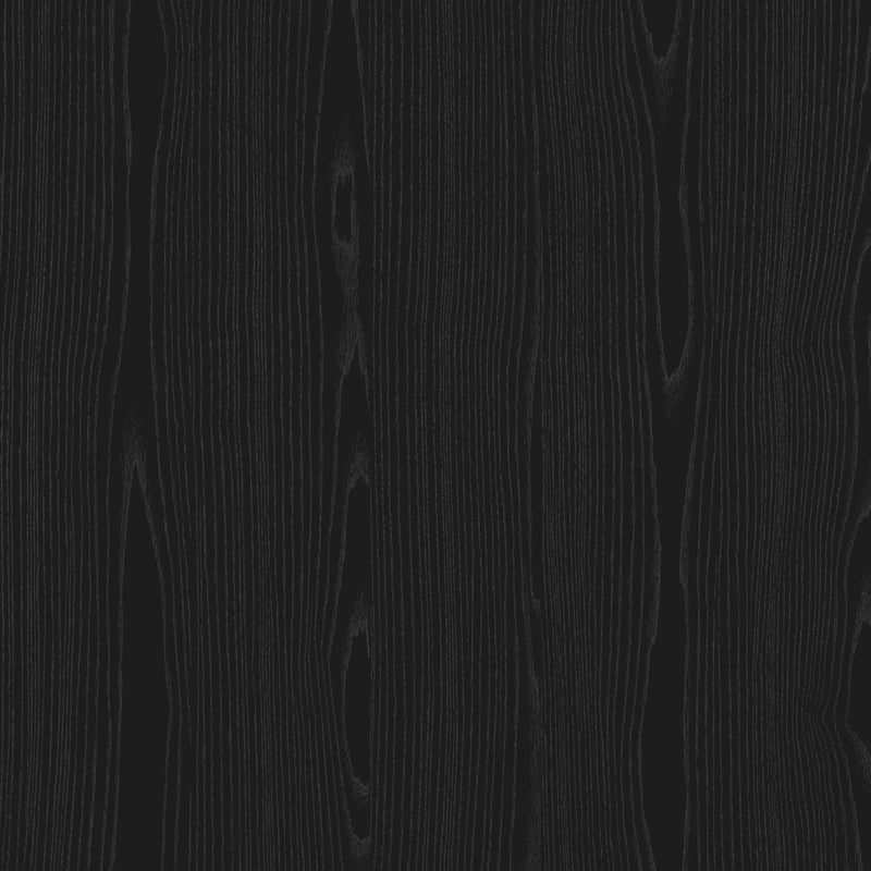 Prima Bookcase 3 Shelves with 2 Doors in Black Woodgrain
