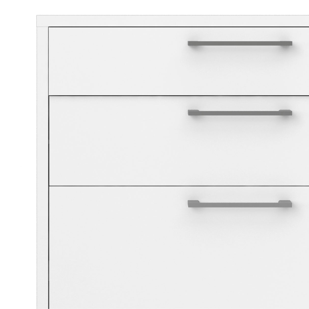 Prima Office Storage with 2 Drawers and 2 File Drawers in White