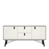 Ry Sideboard 2 Doors 2 Drawers in Matt White