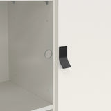 Ry China Cabinet with Glass Door and Drawer in Matt White