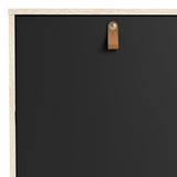 Stubbe Sideboard with 1 Door 3 Drawers in Black Oak