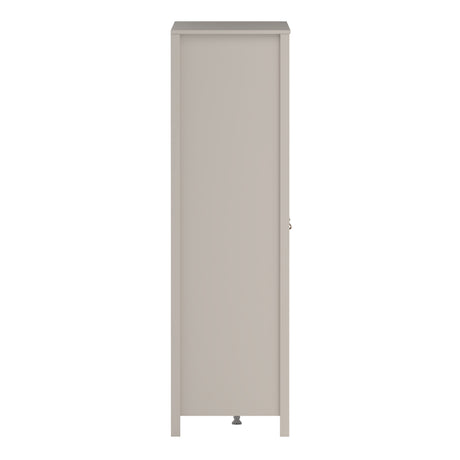 Barcelona Wardrobe with 2 Doors + 1 Mirror Door + 2 Drawers in Cashmere