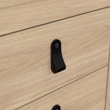 Barcelona Bedside Table 2 drawers in Jackson Hickory Oak